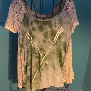Free People graphic arrow shirt